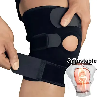 1PC 정형 외과 무릎 패드 무릎 받침대 지원 관절 통증 완화 슬개골 보호대 조정 가능한 스포츠 Kneepad 가드 반월 상 연골 인대